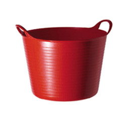 Seau souple Tubtrug panier de jardin flexible 26L Rouge - POLET