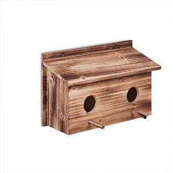 Nichoir à oiseaux pour étourneaux en bois – 35 x 18 x 22 cm 