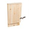 Nichoir pour chauve-souris en bois brut – 35 x 7,5 x 55 cm