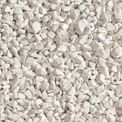 Graviers concassés marbre blanc carrare 12-16 mm - Sac de 20 kg