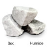 Graviers concassés marbre blanc carrare 12-16 mm - Sac de 20 kg