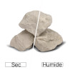 Graviers marbre BLANC CREME 8-12 mm - Sac de 20 kg