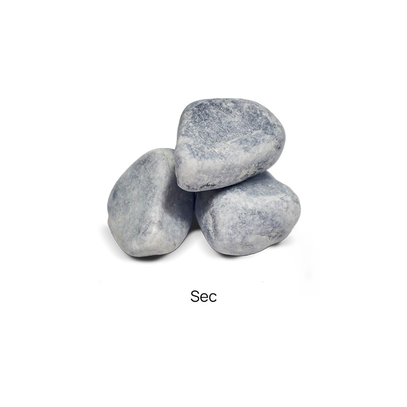 Galets Roulés 15-25mm Marbre Ice Blue Bardiglio – Sac de 20 kg