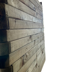 Jardinière haute en bois avec voile géotextile PIN - Contenance 60 L - 90 x 40 x 90 cm