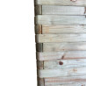 Jardinière haute en bois avec voile géotextile PIN - Contenance 60 L - 90 x 40 x 90 cm