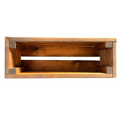 Jardinière en bois rectangulaire séquoia 53 x 16 x 19 cm
