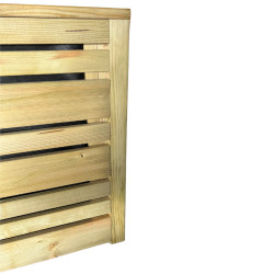 Jardinière en épicéa rectangulaire Flux  Contenance 115L  70 x 30 x 90 cm
