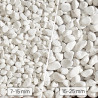 Galets roulés marbre BLANC CARRARE 25-40 mm – Sac de 20 kg
