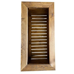 Jardinière en bois rectangulaire séquoia 78,5 x 38,5 x 31,5 cm