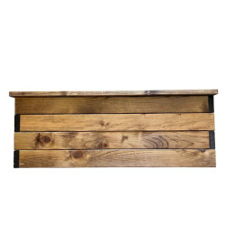 Jardinière en bois rectangulaire séquoia 78,5 x 38,5 x 31,5 cm