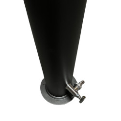 Fontaine de jardin en fer avec double robinet – 16 x 30 x 85 cm – 13 coloris possibles