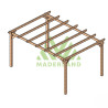 Pergola autoportante Cambados en bois massif traité autoclave de 12,6 m² - 4,2 x 3 m – Sans toiture