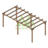 Pergola autoportante Cambados en bois massif traité autoclave de 18 m² - 6 x 3 m – Sans toiture