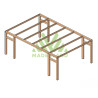Pergola autoportée Grenada en bois laminé collé de 24 m² - 6 x 4 m – Sans toiture