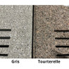 Socle carré en ciment avec fentes pour le drainage – 40 x 40 x 4 cm