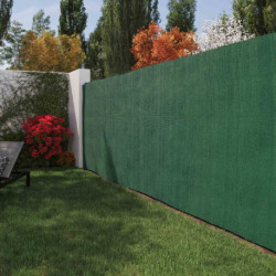 Brise-vue en polyéthylène – Occultation 100% - L.500 x H. 120 cm – Vert foncé