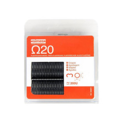 Blister de 200 agrafes pour fixations brise-vue – Ω20 – Noir