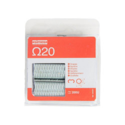 Blister de 200 agrafes pour fixations brise-vue – Ω20 – Galvanisé