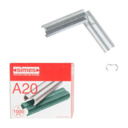 Pack de 1000 agrafes pour fixations brise-vue – Ω20 - Galvanisé