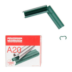 Boite de 1000 Agrafes pour fixation brise-vue (pare-vue) Vert foncé