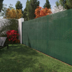 Brise-vue en polyéthylène – Occultation 85% - L.2500 x H. 180 cm – Vert Foncé
