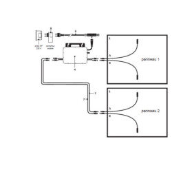Station solaire 2 panneaux Plug and Play 800 Wc - en KIT