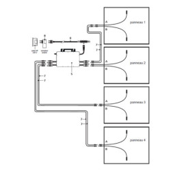 Station solaire 4 panneaux Plug and Play 1600 Wc - en KIT