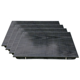 Station solaire 4 panneaux Plug and Play 1600 Wc - en KIT avec Lestage graviers
