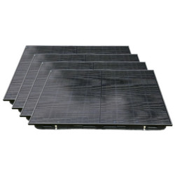Station solaire 4 panneaux Plug and Play 1600 Wc - en KIT avec Lestage graviers