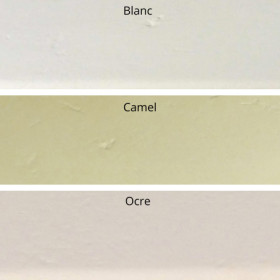 Dalle de terrasse en pierre reconstituée 40 x 20 x 4 cm - bouchardée patinée - OCRE