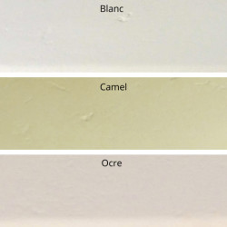 Bordure de jardin en pierre reconstituée ancienne Bouchardée patiné CAMEL 48 x 7,5 x 10 cm