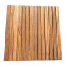 Dalle de terrasse en bois exotique Bangkirai 100 x 100 x 3,8 cm