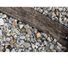 Traverse paysagère en chêne brut naturel 1er choix – 200 x 20 x 10cm