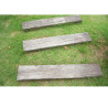 Traverse paysagère en chêne brut naturel 1er choix – 200 x 20 x 10cm