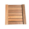Dalle de terrasse en bois exotique Cumaru 50 x 50 x 3,8 cm