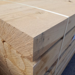 Traverse paysagère en chêne brut naturel 1er choix – 200 x 20 x 10cm