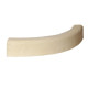 Bordure de jardin courbe en pierre reconstituée Adoucie CAMEL NUANCE 48 x 7,5 x 10 cm
