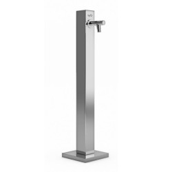 Fontaine de jardin Niagara Cube T en inox qualité marine finition brillant - 6 x 6 x 64,5 cm