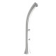 Douche solaire inclinée de jardin en polyéthylène avec réservoir d’eau 35L – 25,5 x 22,5 x 220 cm – Dove gray