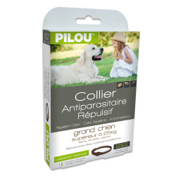 Collier Anti-Puces, Moustiques, Mouches, Tiques - Antiparasitaire répulsif pour Grand Chien – L.75 cm