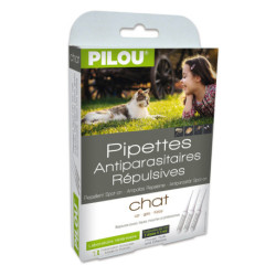 Collier Anti-Puces, Moustiques, Mouches, Tiques - Antiparasitaire répulsif pour Chat – L.35 cm