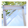 Serre de jardin en polycarbonate 4,8 m² - 190 x 250 x 200 cm - Gris