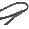 Laisse en nylon tressé Trixie Cavo Taille S-M - L. 1 m – Ø12 mm - Noir