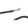 Laisse en nylon tressé Trixie Cavo Taille S-M - L. 1 m – Ø12 mm - Noir