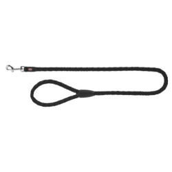 Laisse en nylon tressé Trixie Cavo Taille L-XL - L. 1 m – Ø18 mm - Noir