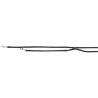 Laisse réglable 3 longueurs en nylon tressé Trixie Cavo Taille L-XL - L. 2 m – Ø18 mm - Noir