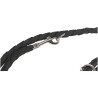 Laisse réglable 3 longueurs en nylon tressé Trixie Cavo Taille L-XL - L. 2 m – Ø18 mm - Noir