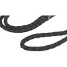 Laisse réglable 3 longueurs en nylon tressé Trixie Cavo Taille L-XL - L. 2 m – Ø18 mm - Noir