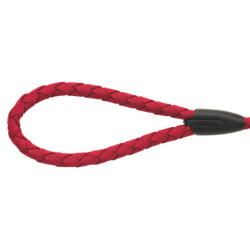 Laisse en nylon tressé Trixie Cavo Taille S-M - L. 1 m – Ø12 mm - Rouge
