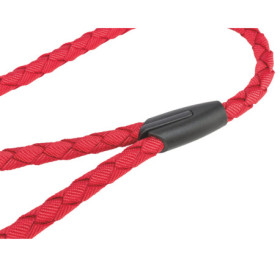 Laisse en nylon tressé Trixie Cavo Taille S-M - L. 1 m – Ø12 mm - Rouge